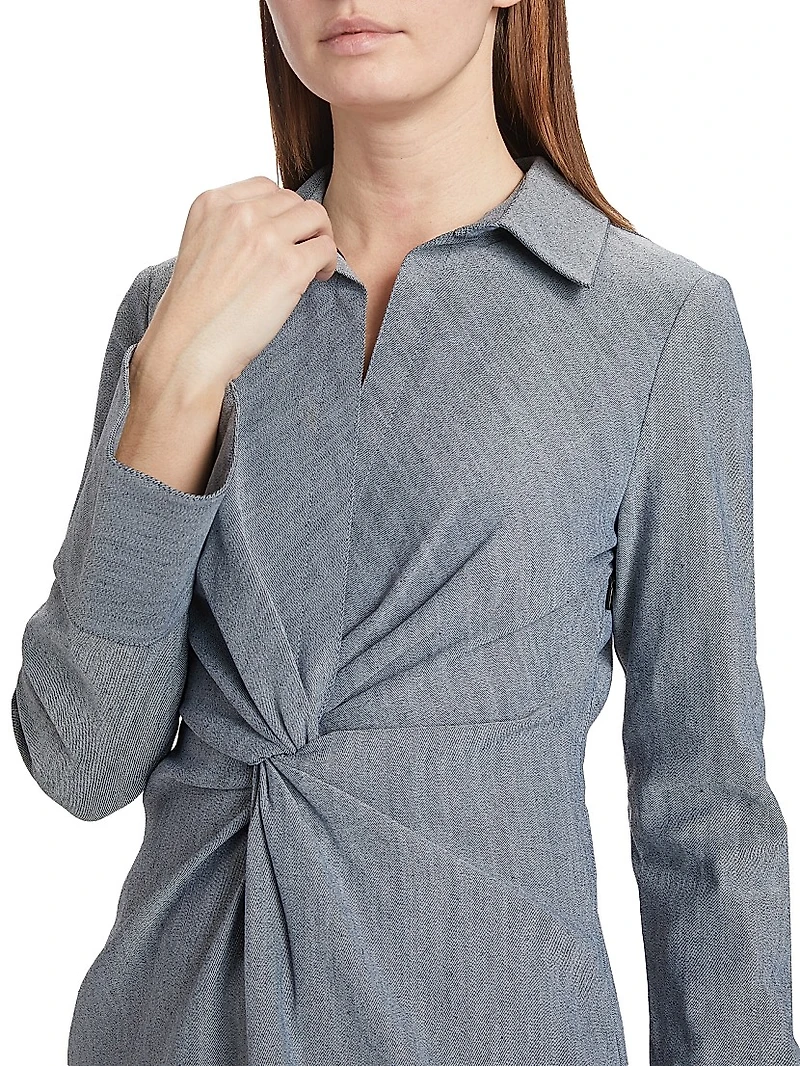 Mckenna Twist-Front Minidress