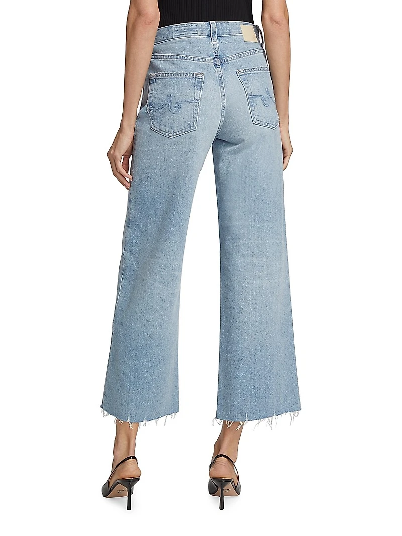 Saige Wide-Leg Cropped Jeans