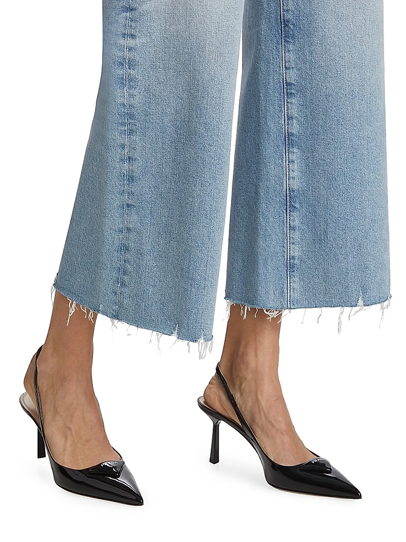 Saige Wide-Leg Cropped Jeans