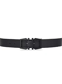 Cut-to-Size Gancini Leather Belt