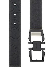 Cut-to-Size Gancini Leather Belt
