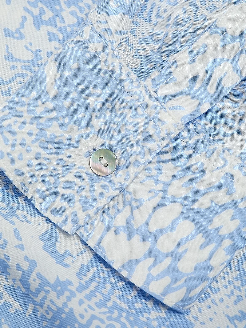 Josephine Button-Front Blouse