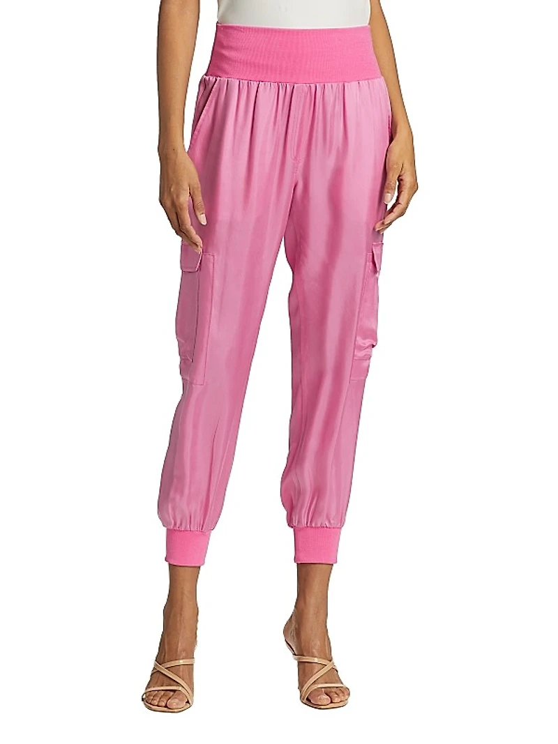 Giles Satin Jogger Pants