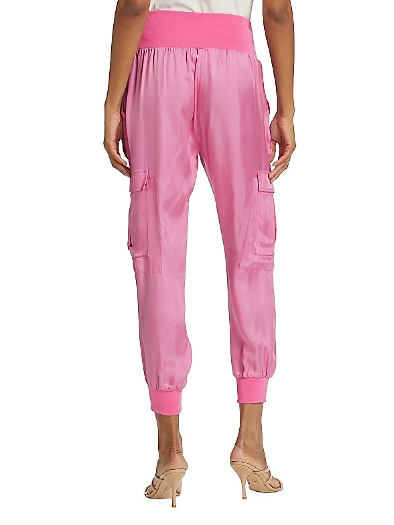 Giles Satin Jogger Pants