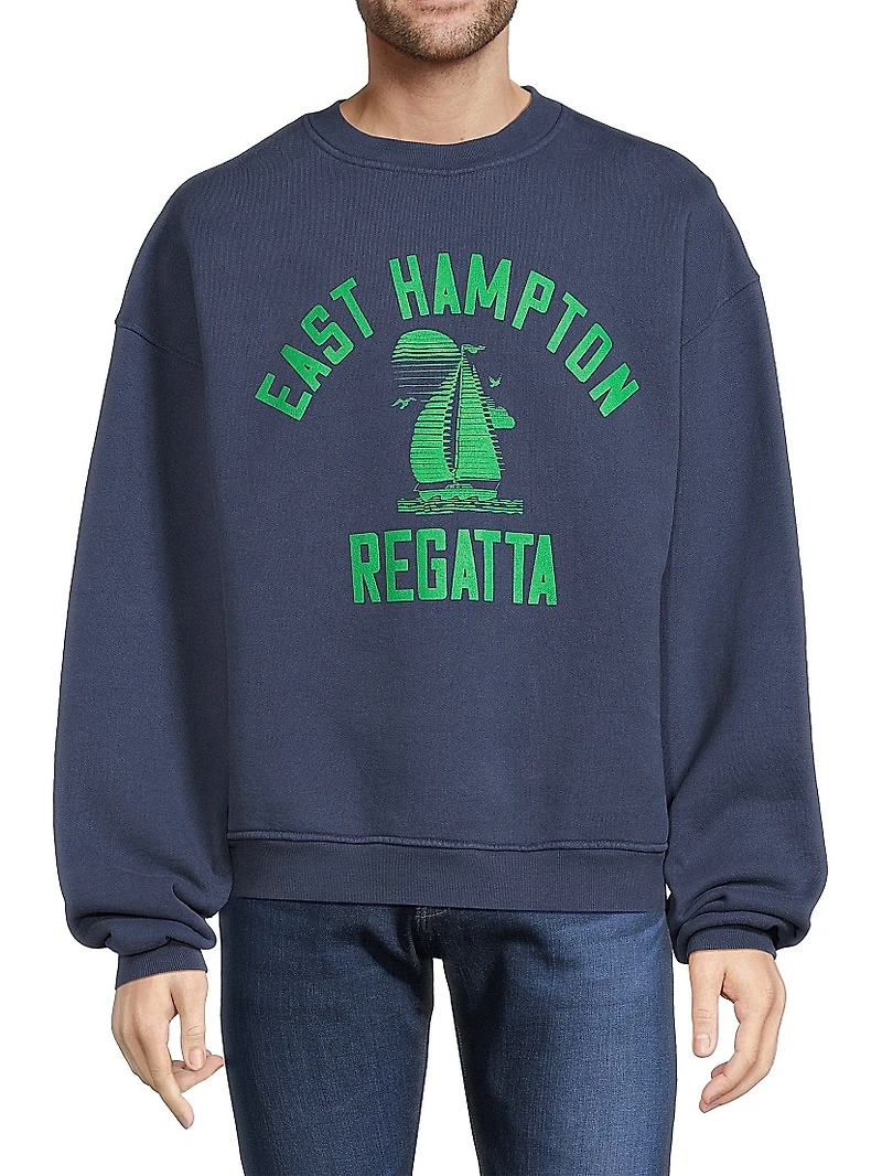 Hampton Regatta Cotton Crewneck Sweater