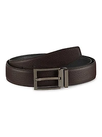 Double Adjustable Cut-to-Size Leather Belt