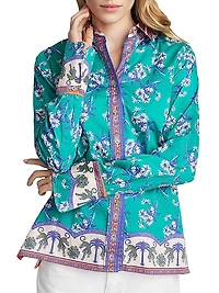 Priscilla Printed Cotton Shirt