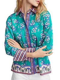 Priscilla Printed Cotton Shirt