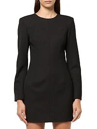 Lara Merino Wool Backless Shift Dress