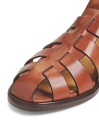 Fisherman 3 Caged Leather Sandals