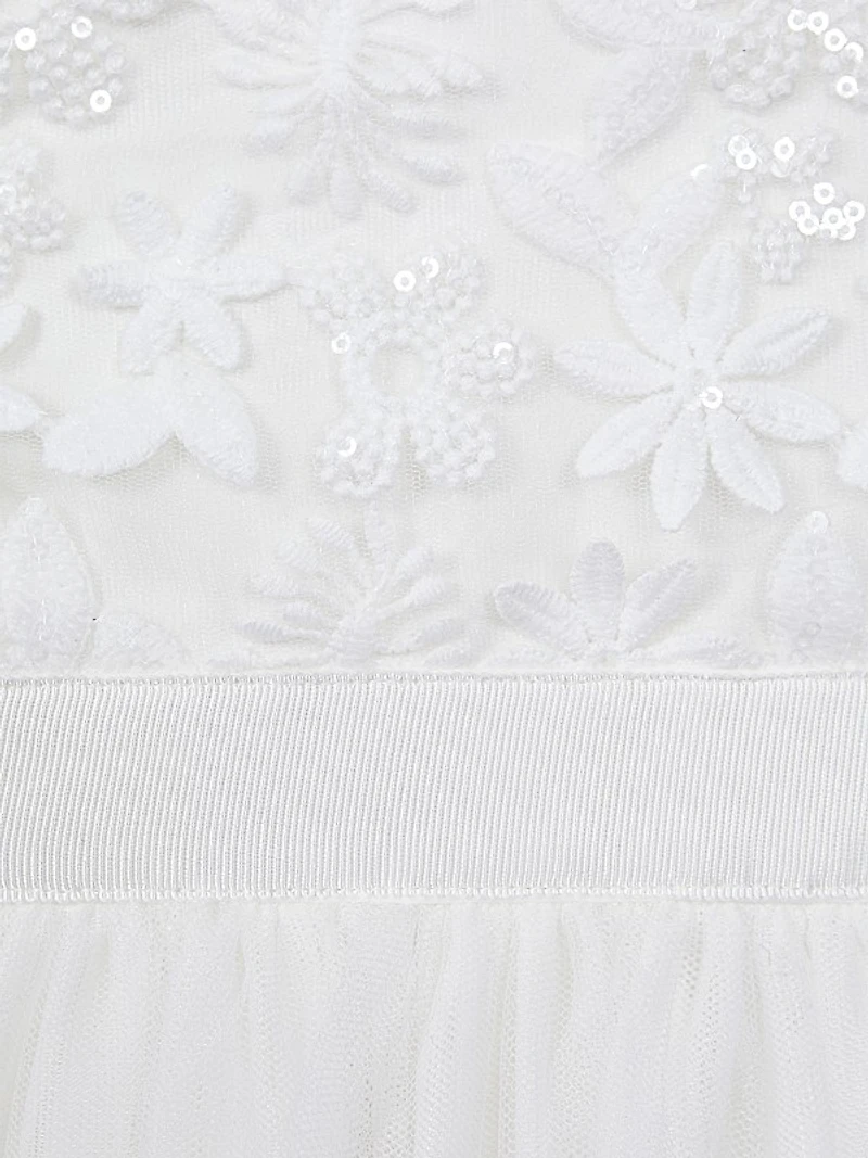 Little Girl's & Girl's Rocha Embellished Floral Dress