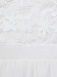 Little Girl's & Girl's Rocha Embellished Floral Dress