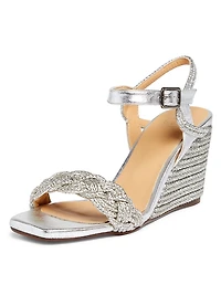 Brielle 90MM Espadrille Wedge Sandals