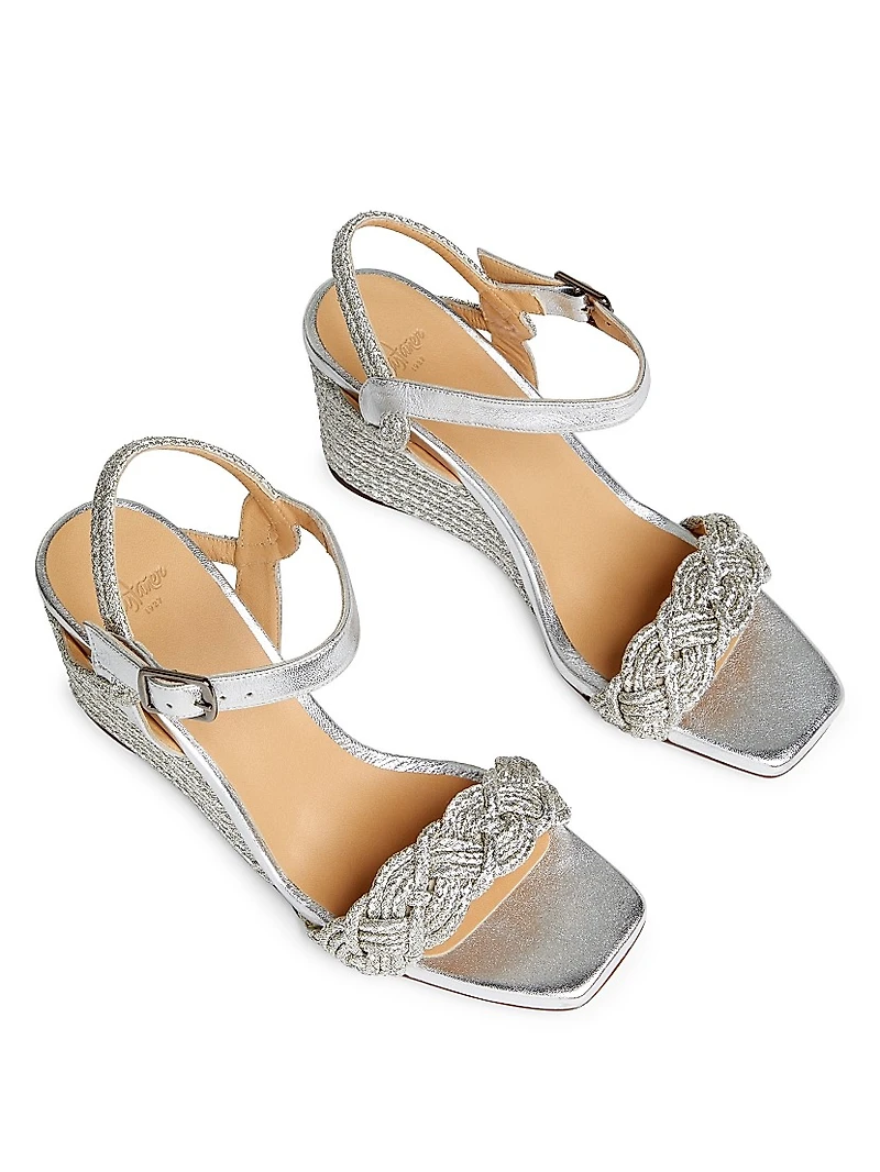 Brielle 90MM Espadrille Wedge Sandals