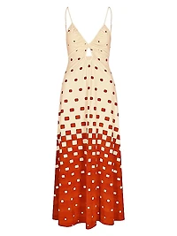 Rhythmn Oasis Gradient Keyhole Maxi Dress