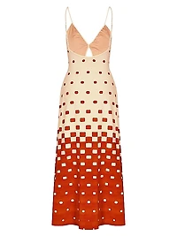 Rhythmn Oasis Gradient Keyhole Maxi Dress