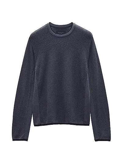 Harvey Cotton-Blend Crewneck Sweater