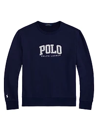 Logo-Embroidered Crewneck Sweatshirt