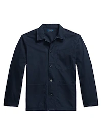 Cotton Button-Front Shirt
