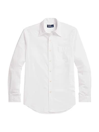 Striped Cotton Button-Down Shirt