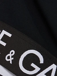 Logo Tape Crop T-Shirt