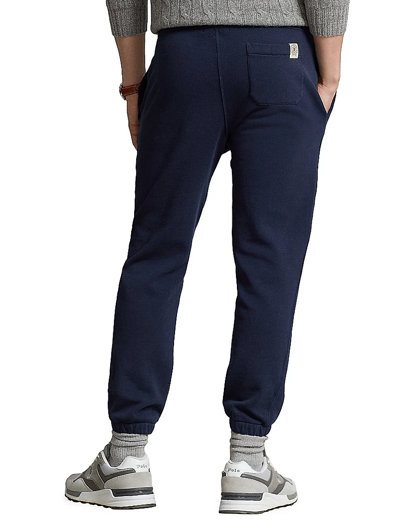 Fleece Cotton-Blend Sweatpants