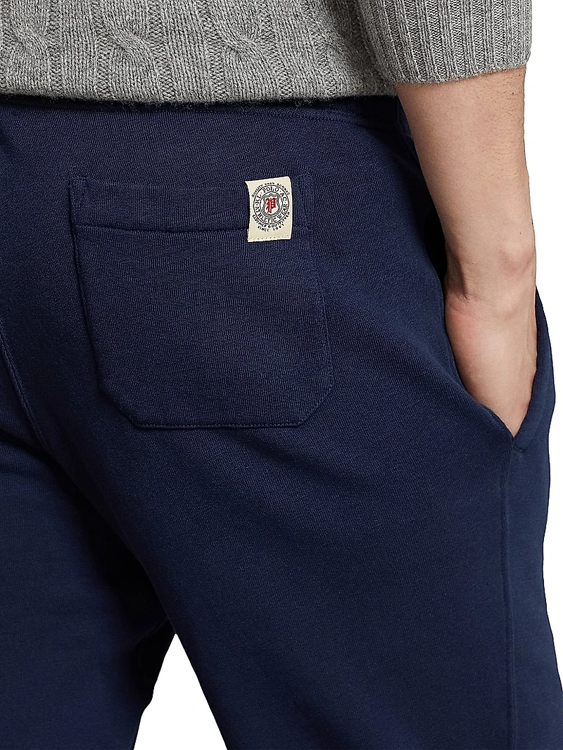 Fleece Cotton-Blend Sweatpants