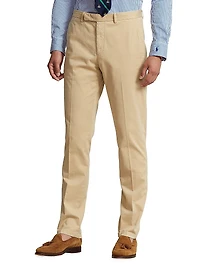 Flat-Front Chino Trousers
