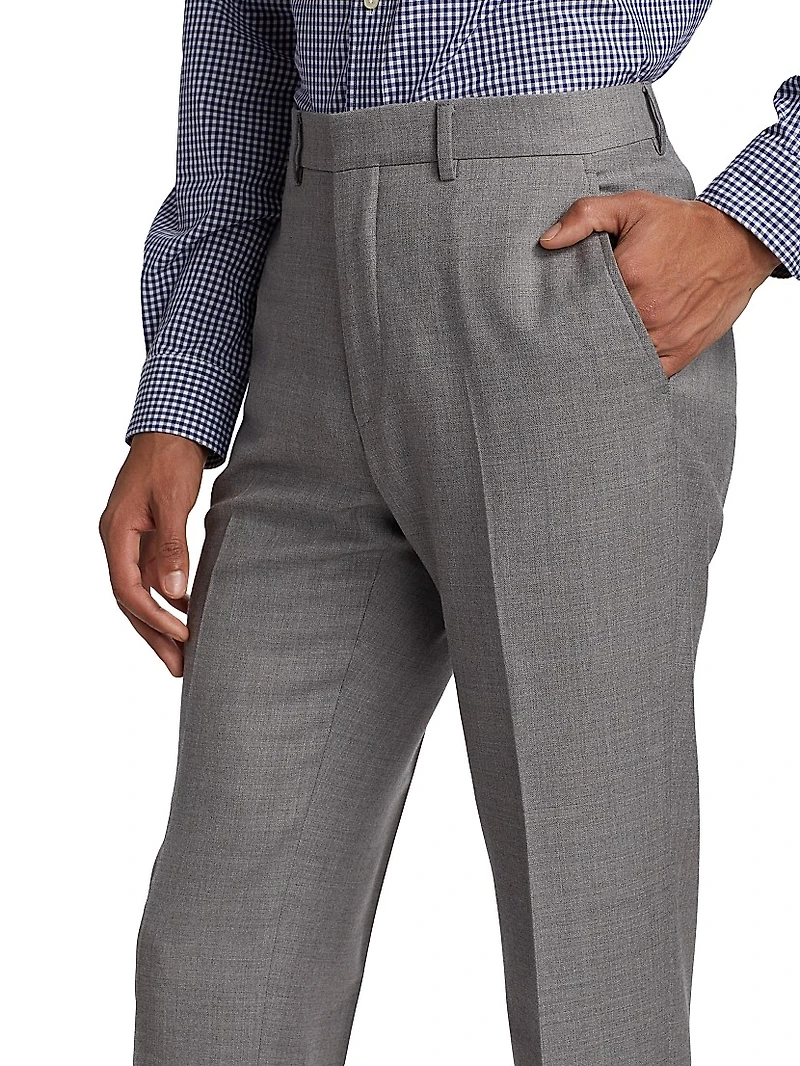 Wool Twill Slim-Fit Trousers