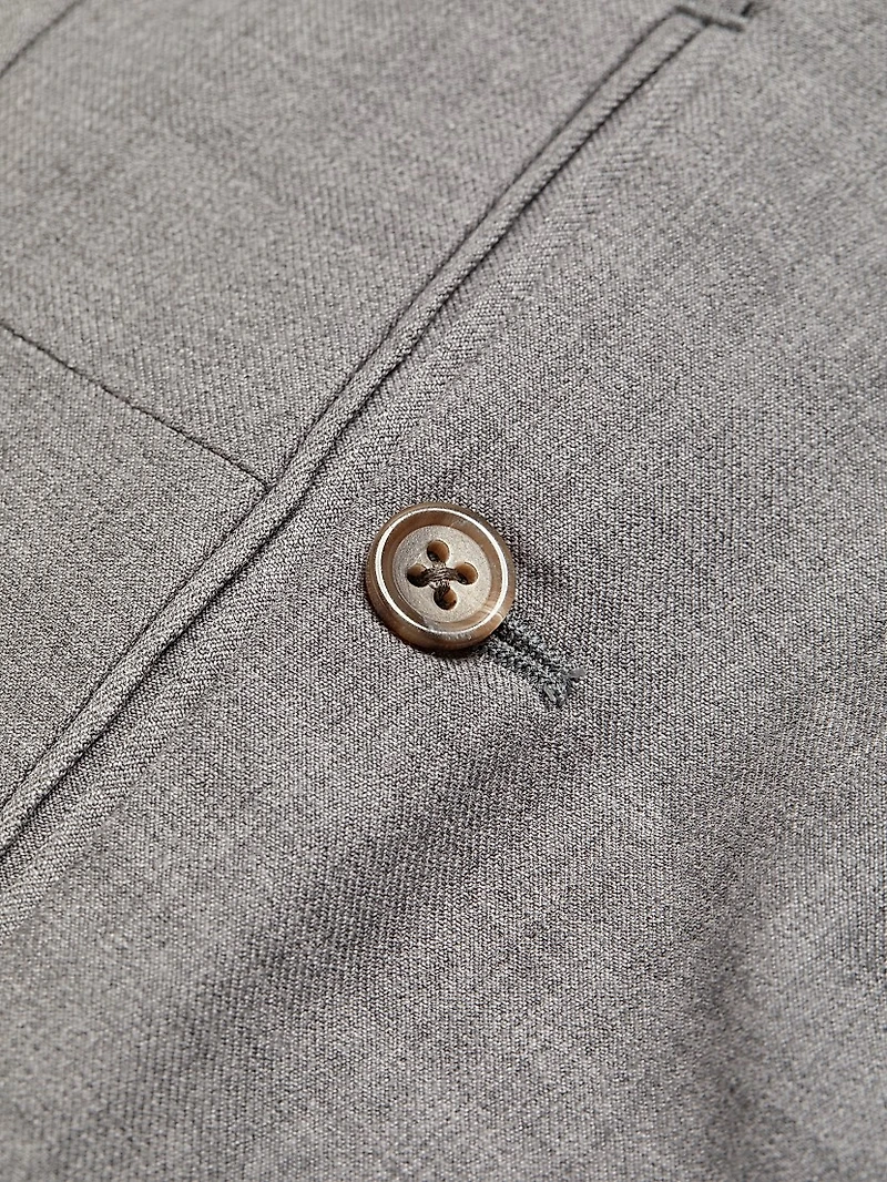 Wool Twill Slim-Fit Trousers