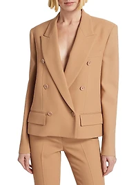 Boxy Double-Breasted Blazer
