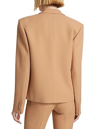 Boxy Double-Breasted Blazer