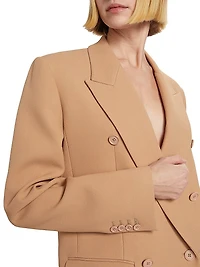 Boxy Double-Breasted Blazer
