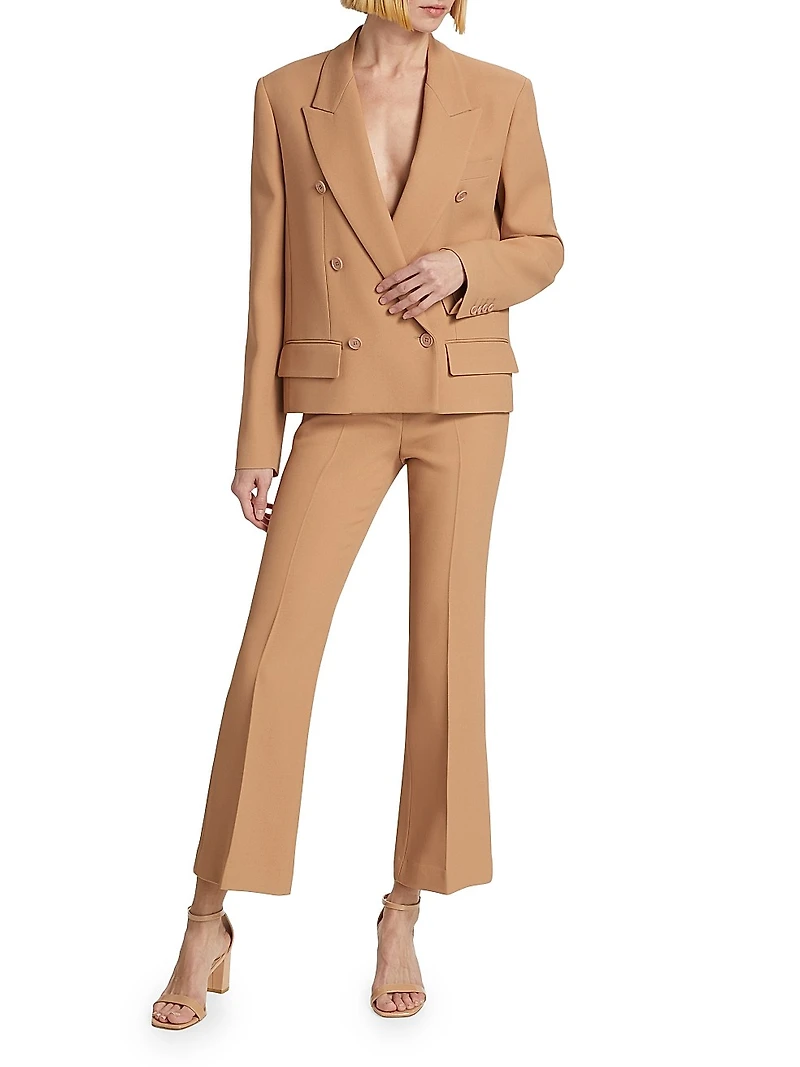 Boxy Double-Breasted Blazer