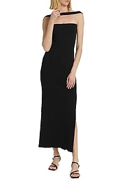 Hyperbole 90's Rib-Knit Maxi Dress