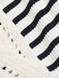 Darcy Striped Knit Midi-Dress