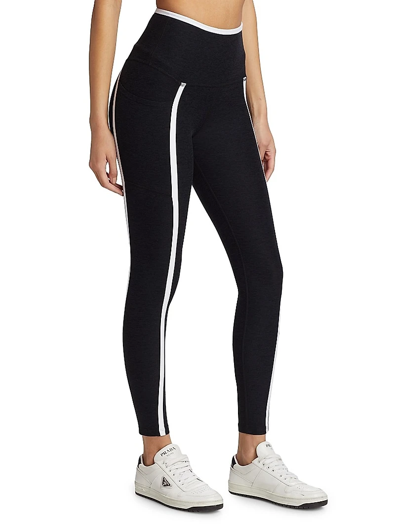 High-Waisted Ankle-Crop Leggings