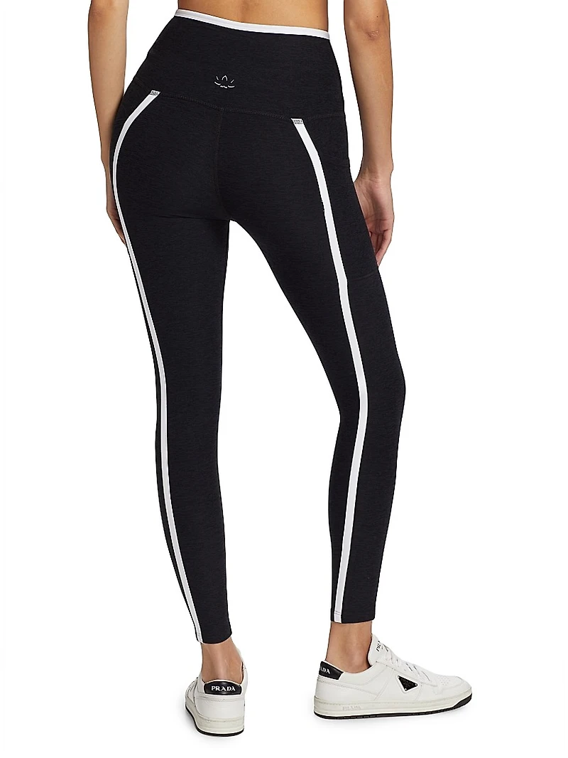 High-Waisted Ankle-Crop Leggings