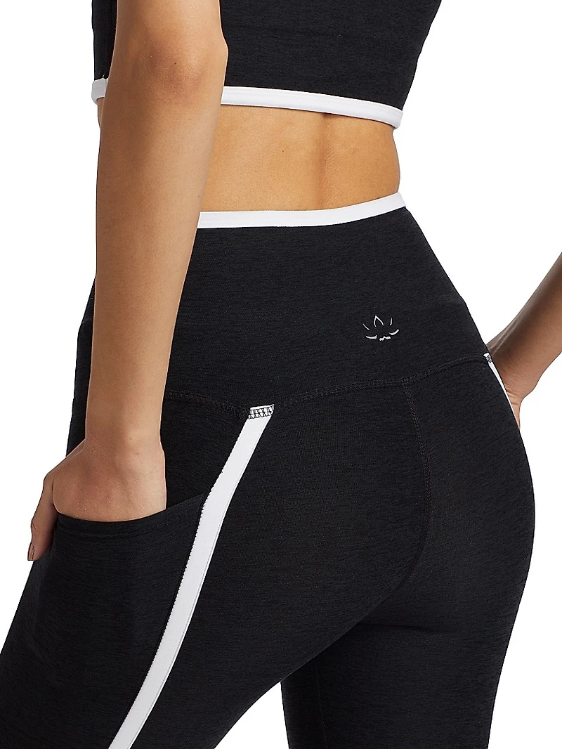 High-Waisted Ankle-Crop Leggings