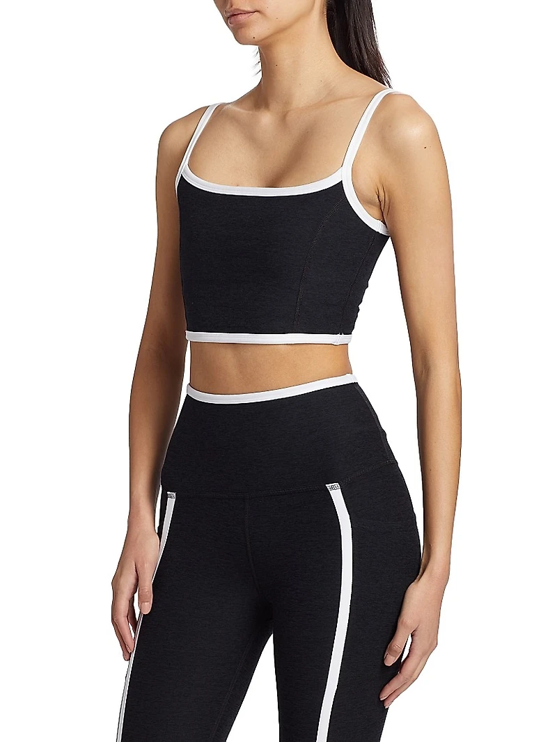 Spacedye New Moves High Crop Tank