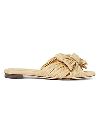 Daphne Pleated Knot Sandals