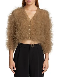 Foamy V-Neck Cardigan
