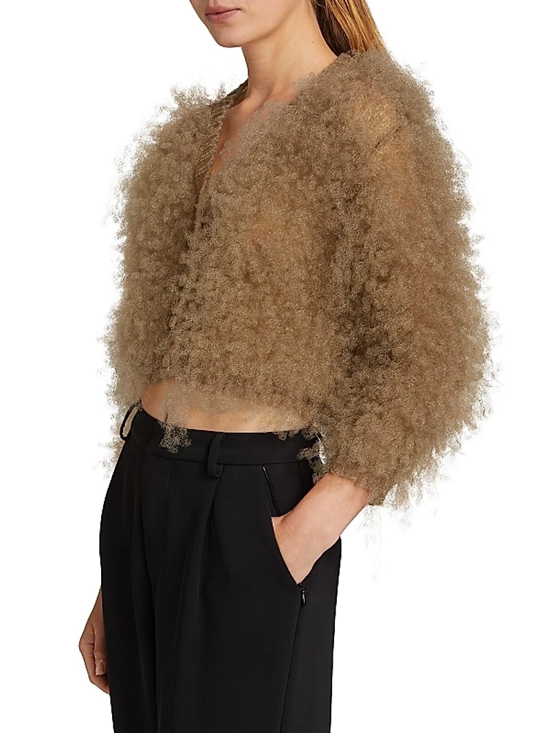 Foamy V-Neck Cardigan