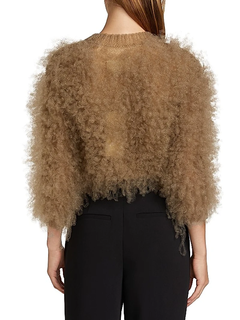 Foamy V-Neck Cardigan