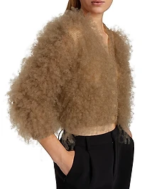 Foamy V-Neck Cardigan
