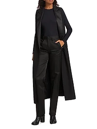 Cotton Gabardine Slim-Fit Pants