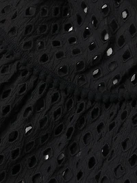 Caya Cotton Tie-Front Cover-Up Minidress