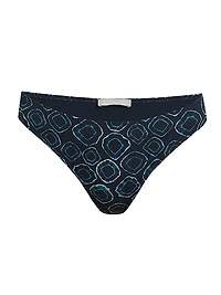 Dani Printed Low-Waist Bikini Bottom