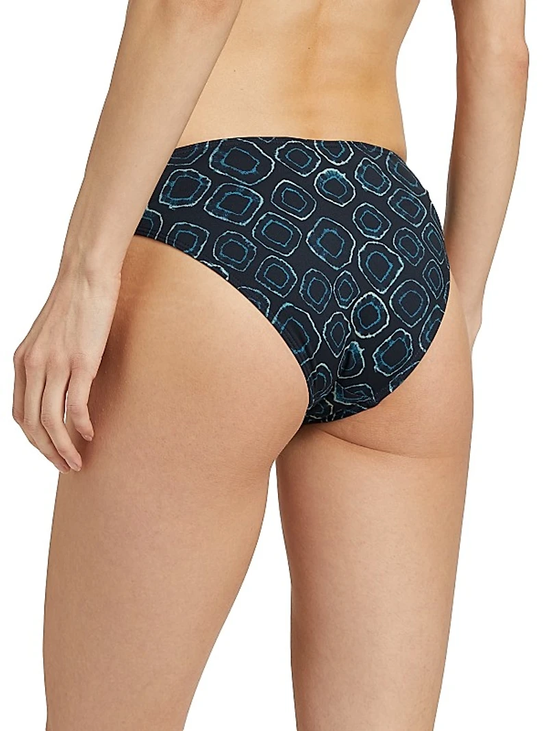 Dani Printed Low-Waist Bikini Bottom