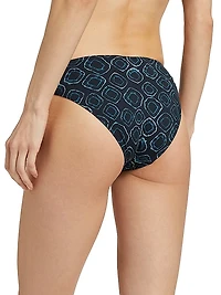 Dani Printed Low-Waist Bikini Bottom